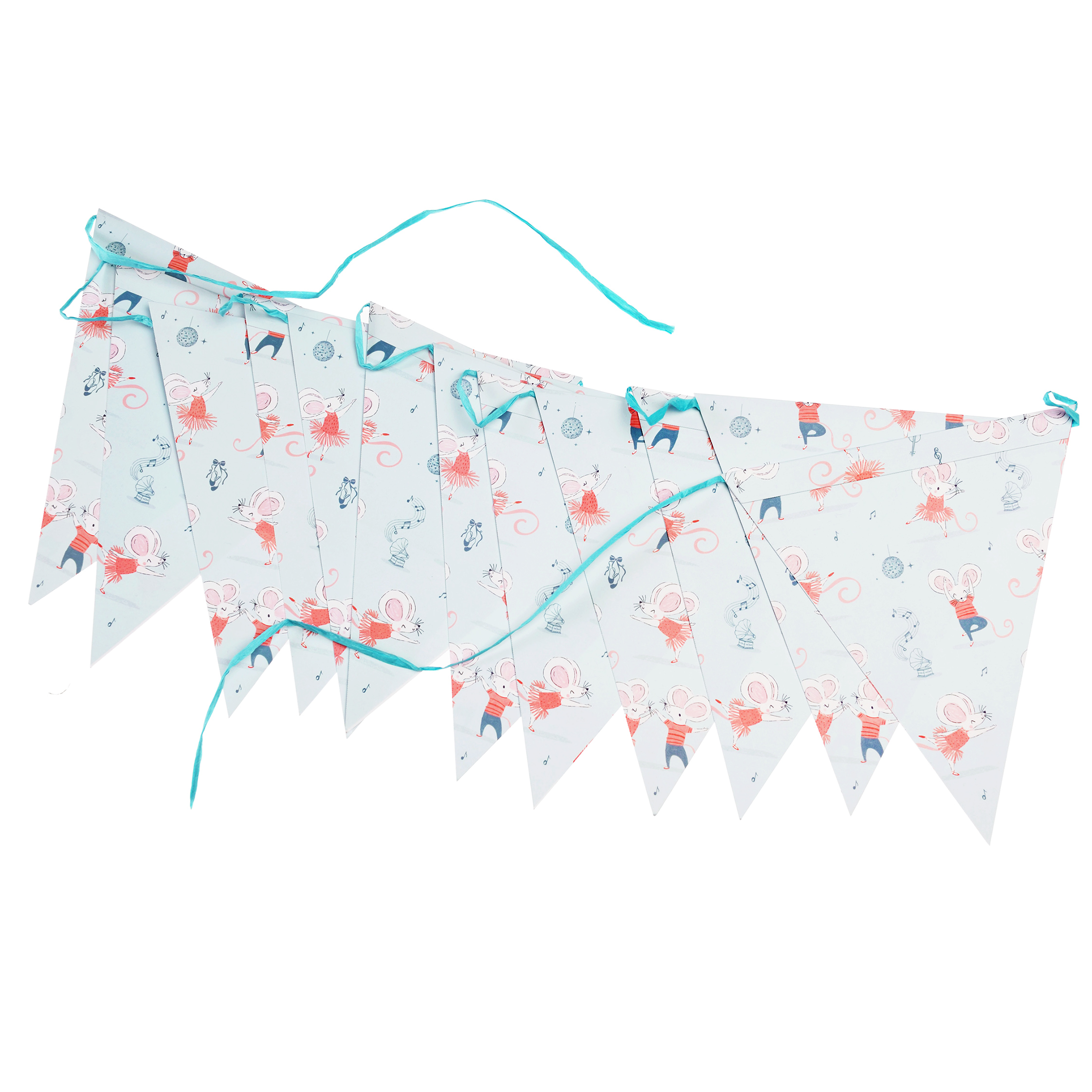 paper bunting (3 metres) - mouse ballet