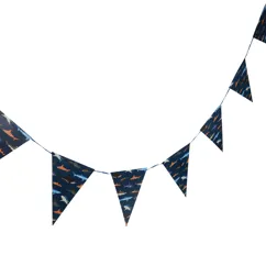 paper bunting (3 metres) - sharks paper bunting (3 metres) - sharks