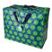 jumbo storage bag - green on blue spotlight