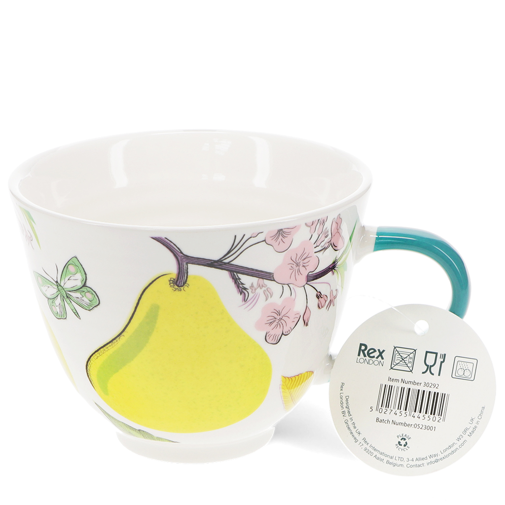mug porcelaine 550ml - poire
