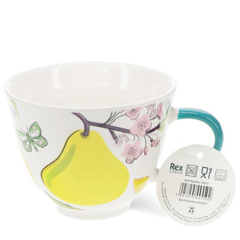 large ceramic mug 550ml - pear