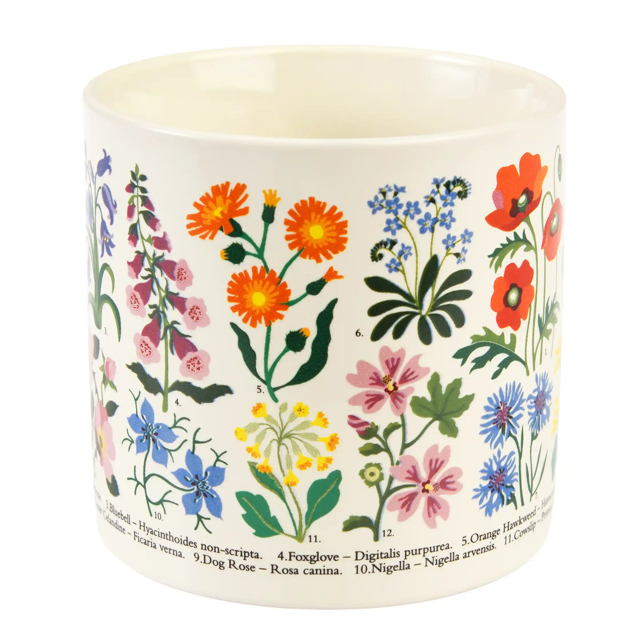 ceramic mug - wild flowers