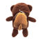coussin de voyage 2 en 1 peluche - bob l'ours