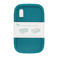 double wall lunch box with divider - blue