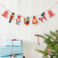 wooden hanging christmas garland