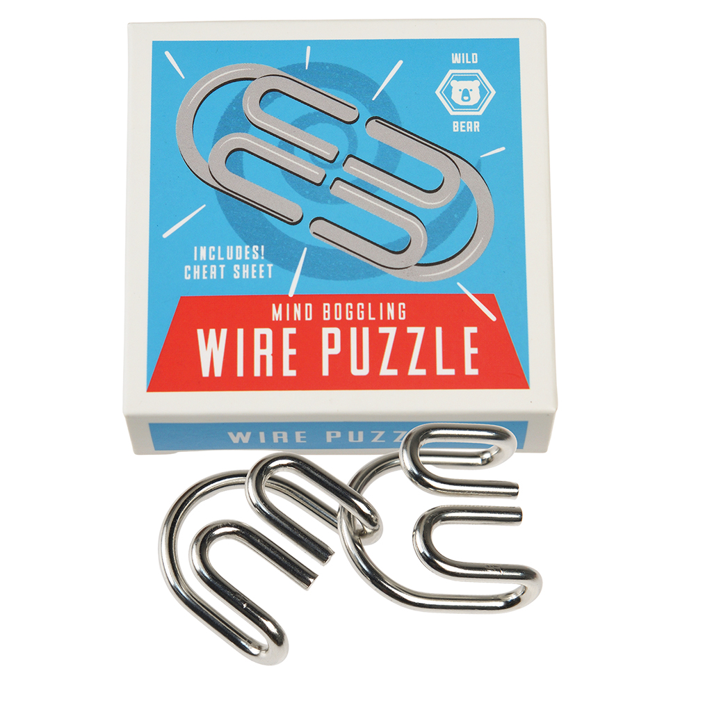 brain teaser wire puzzle - wild bear