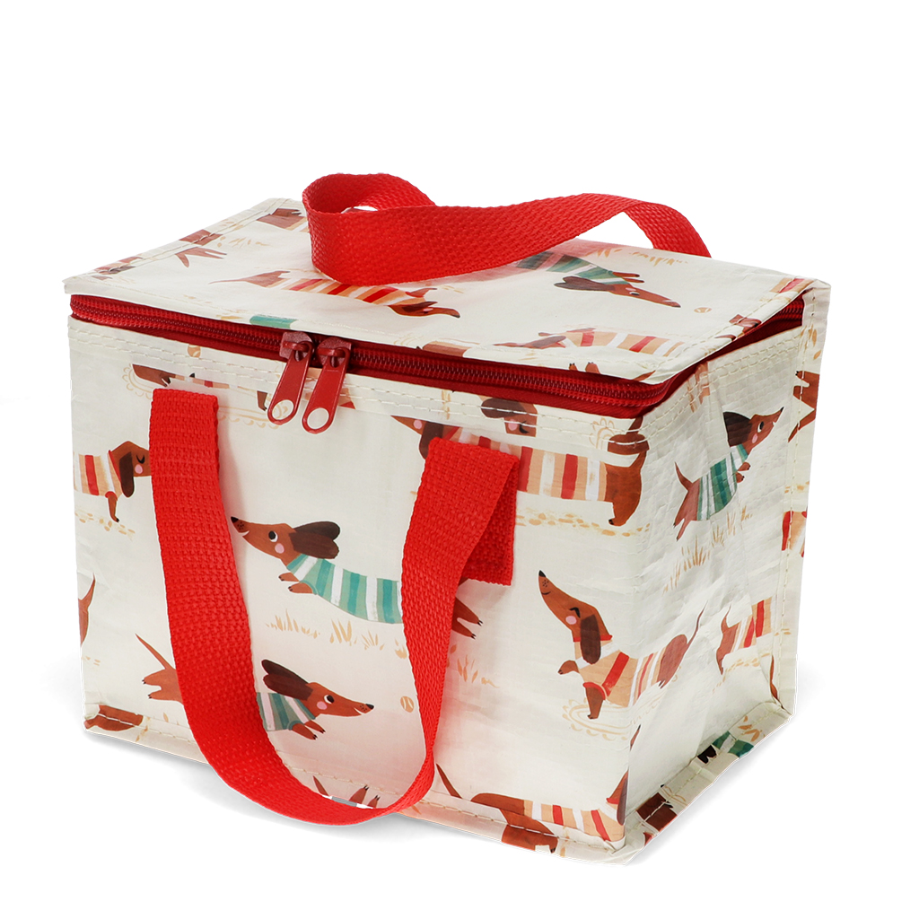 insulated lunch bag - sausage dog