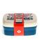 lunch box with tray - tfl vintage poster "cup final"