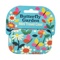 mini estuche de viaje butterfly garden