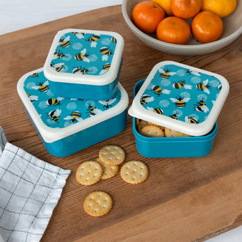 boîtes à goûter (lot de 3) - bumblebee