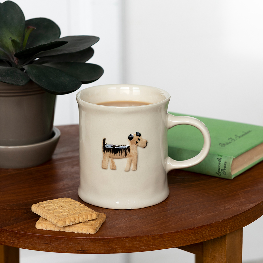 stoneware mug 400ml - dog