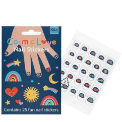 children's nail stickers - cosmic love children's nail stickers - cosmic love
