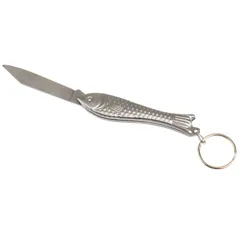 fish shaped pocket knife keyring - spirit of adventure fish shaped pocket knife keyring - spirit of adventure
