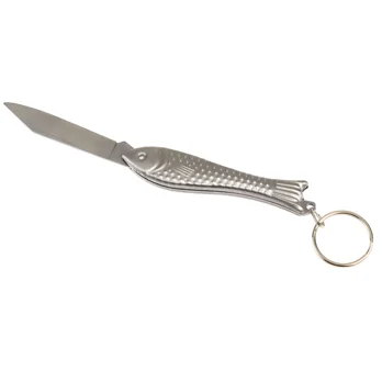 fish shaped pocket knife keyring - spirit of adventure fish shaped pocket knife keyring - spirit of adventure