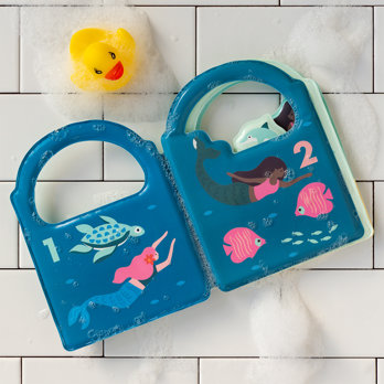 colour changing bath book - mermaids