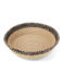 conical jute decorative bowl - natural