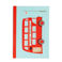 carnet a5 - tfl bus impérial londres