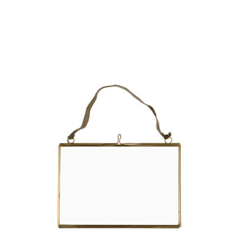 landscape hanging brass frame 15x10cm