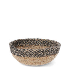 woven seagrass decorative bowl - natural