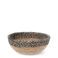 woven seagrass decorative bowl - natural