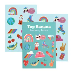 tatouages temporaires top banana (2 feuilles) tatouages temporaires top banana (2 feuilles)