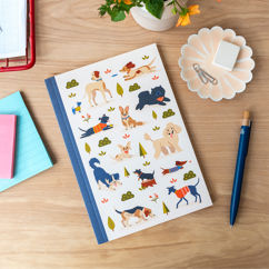a5 notebook - dog park