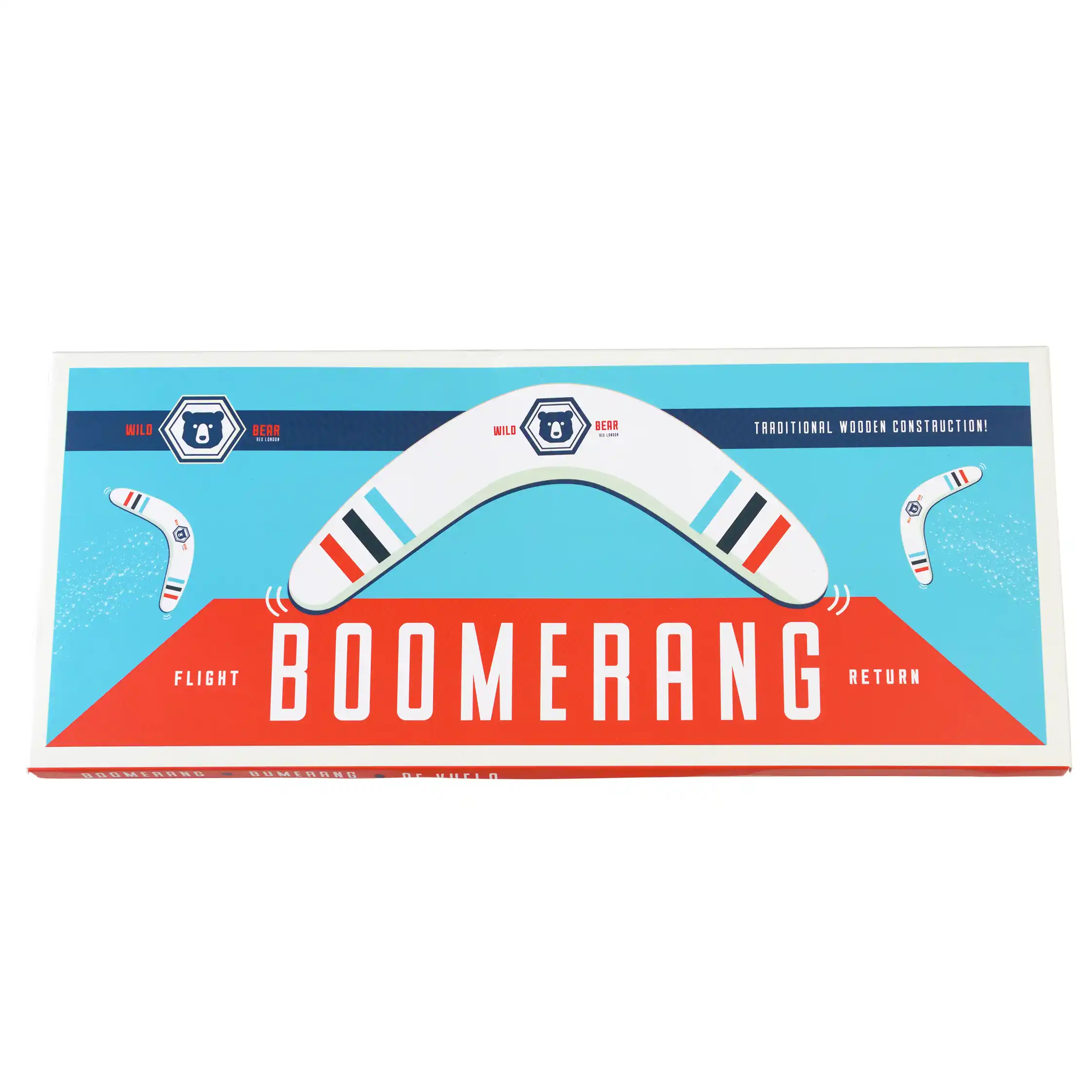 boomerang en bois wild bear