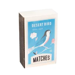 bloc-notes boîte d’allumettes oiseau du désert