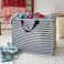 jumbo storage bag - nautical stripes