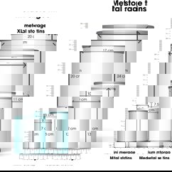 mini storage tins (set of 2) - cherry