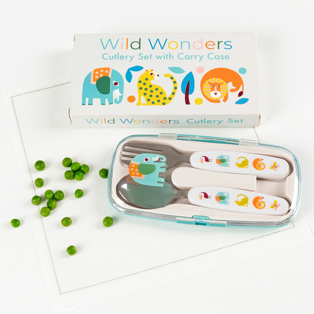 children's cutlery set - wild wonders
