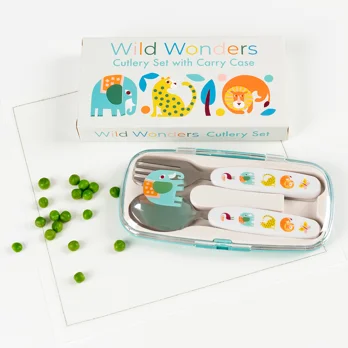 children's cutlery set - wild wonders children's cutlery set - wild wonders