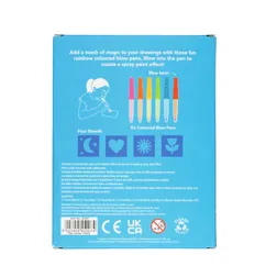 magische blow pens in regenbogenfarben magische blow pens in regenbogenfarben