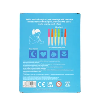 magische blow pens in regenbogenfarben magische blow pens in regenbogenfarben