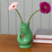 ceramic fish vase - green