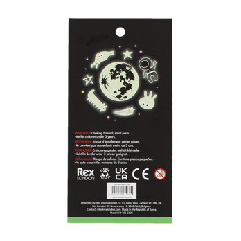 3d-aufkleber - weltraum (leuchten im dunkeln)