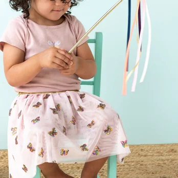 jupe de fée papillon à sequins pailletés - fairies in the garden jupe de fée papillon à sequins pailletés - fairies in the garden