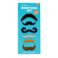 self-adhesive moustaches (set of 6)