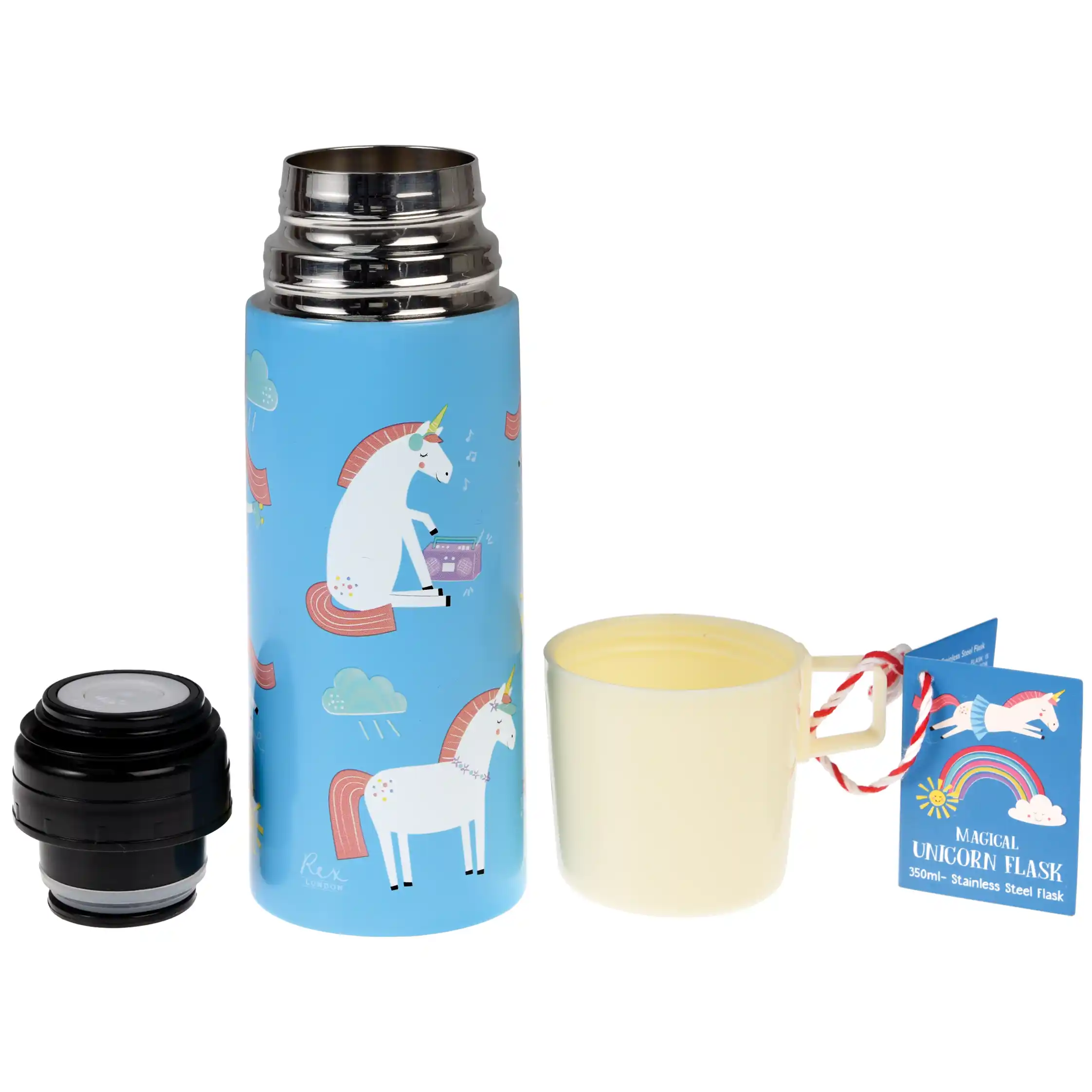 frasco y taza magical unicorn 
