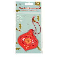 weihnachtsbaumdekoration aus holz kugel