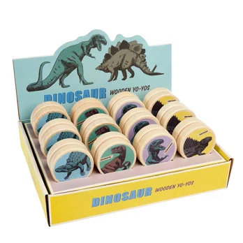 wooden yoyo - prehistoric land wooden yoyo - prehistoric land