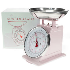 kitchen scales - light pink