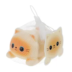 jouet anti-stress mou - chat couché jouet anti-stress mou - chat couché