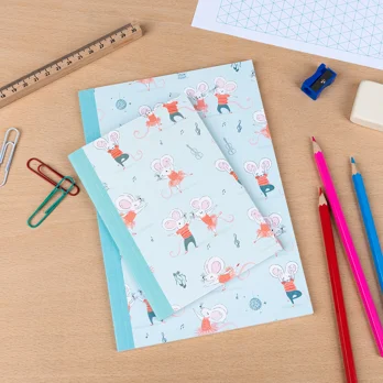 a6 notebook - mouse ballet a6 notebook - mouse ballet