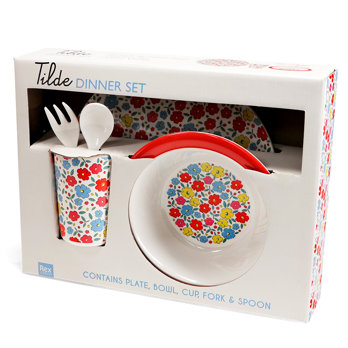 service de table enfant en mélamine (5 pièces) - tilde
