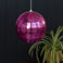 boule disco suspendue (15 cm) - rose