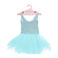häkelkleid (3-4 jahre) - aqua blau