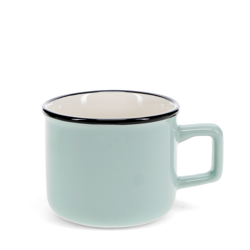 espresso-tasse aus steingut 125 ml - hellblau