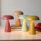 dimmable mushroom touch lamp - mint green