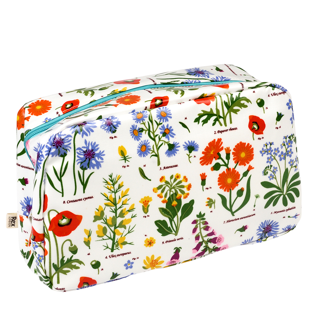 wash bag - wild flowers